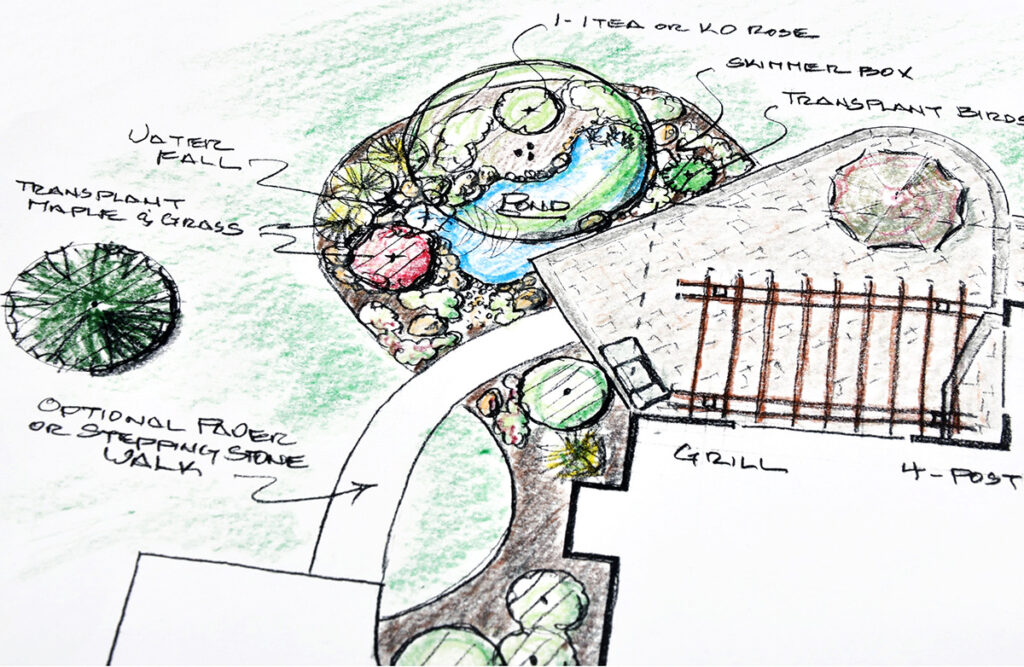 Landscape Design Sketch
